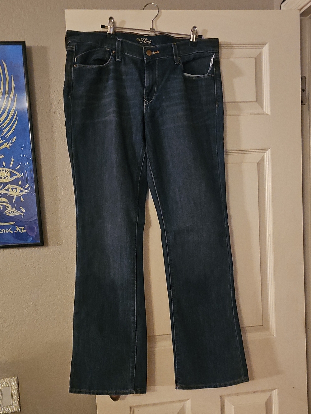 Old Navy Dark Blue Bootcut-the Flirt- Women's Jeans